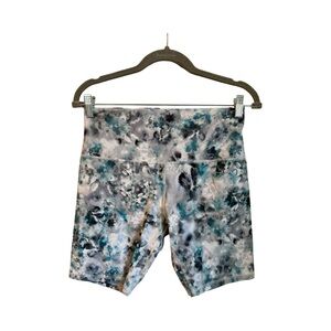 Lululemon Align Kaleidofloral Athletica Biker Shorts Size 10 Workout
